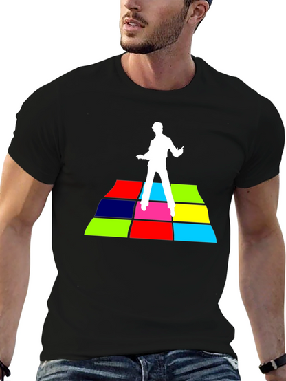 Retro Disco Dancer T-Shirt - Groovy 70s Style