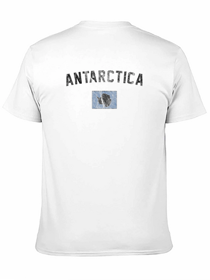 Antarctica Flag T-Shirt - Classic Black Tee