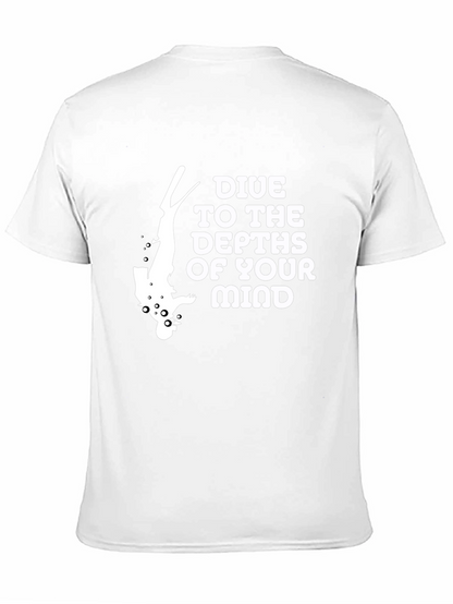 Dive into Your Mind Black T-Shirt