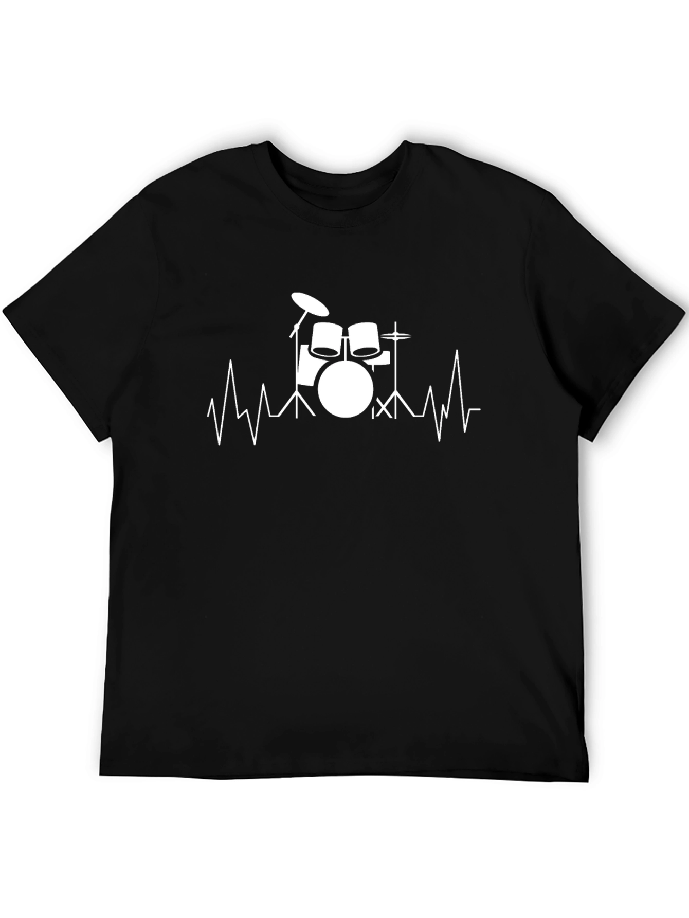 Drum Heartbeat T-Shirt - Music Lover Tee