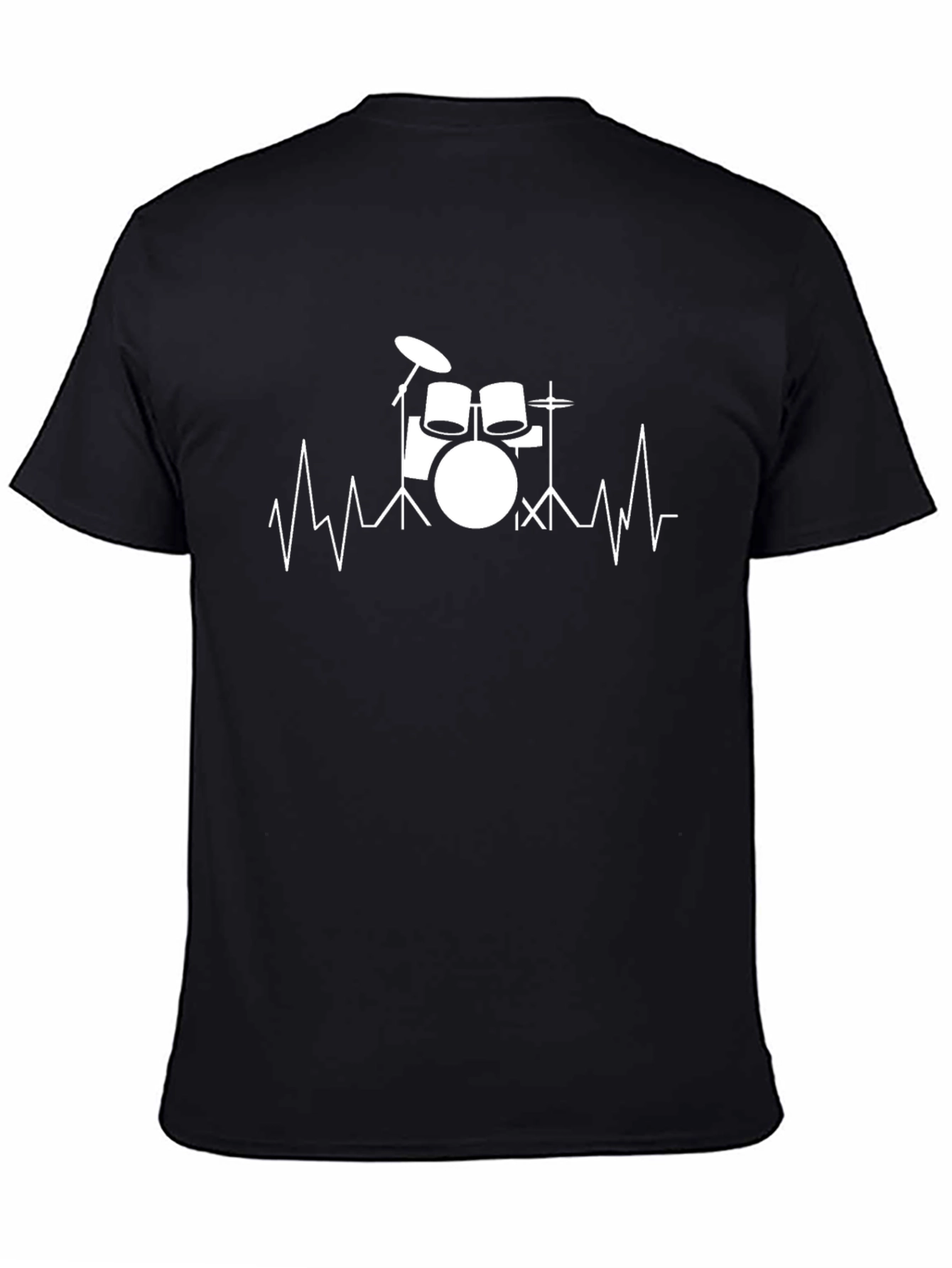 Drum Heartbeat T-Shirt - Music Lover Tee