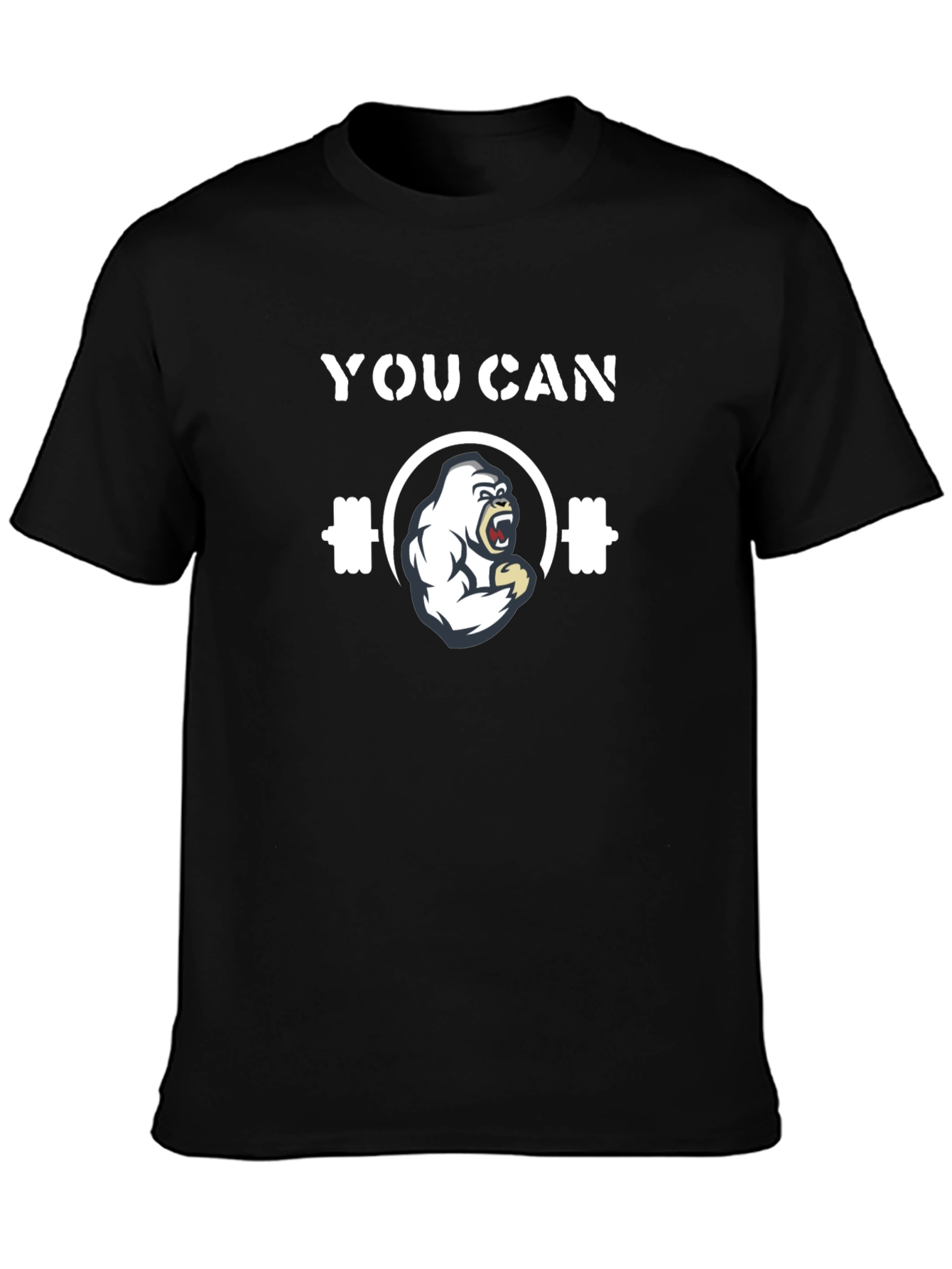 You Can Gorilla Barbell T-Shirt