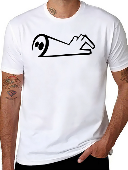 Skeptic Hand Gesture Graphic T-Shirt