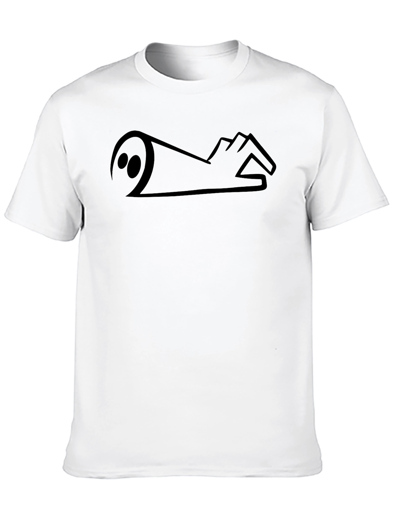 Skeptic Hand Gesture Graphic T-Shirt