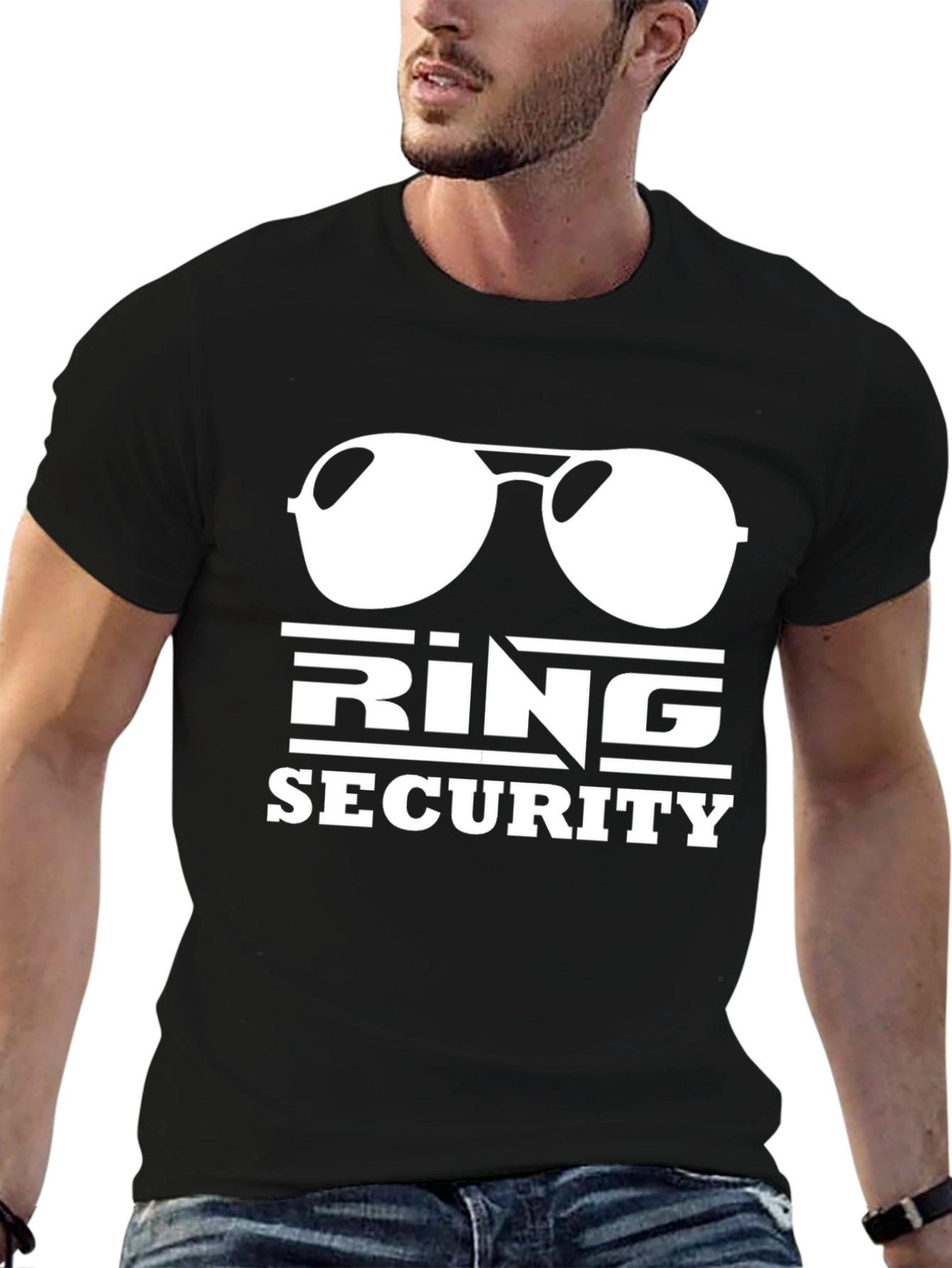 Ring Security Graphic T-Shirt - Stylish Wedding Party Apparel
