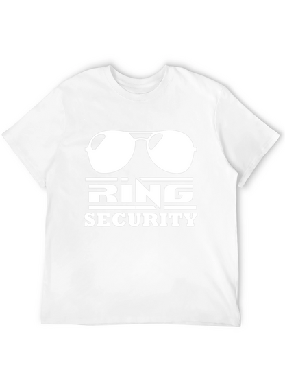 Ring Security Graphic T-Shirt - Stylish Wedding Party Apparel