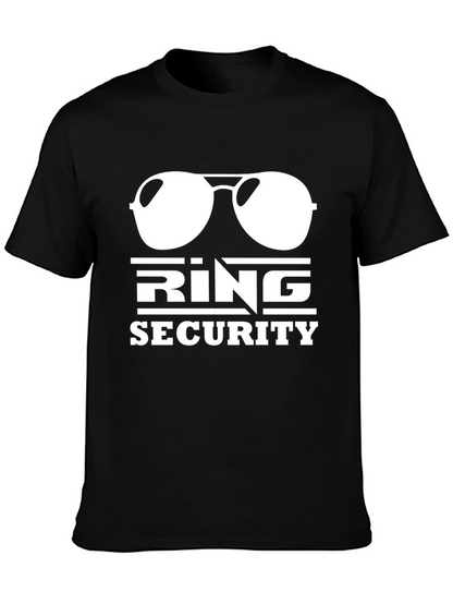 Ring Security Graphic T-Shirt - Stylish Wedding Party Apparel