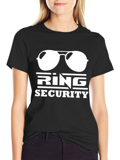 Ring Security Graphic T-Shirt - Stylish Wedding Party Apparel