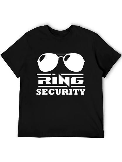 Ring Security Graphic T-Shirt - Stylish Wedding Party Apparel