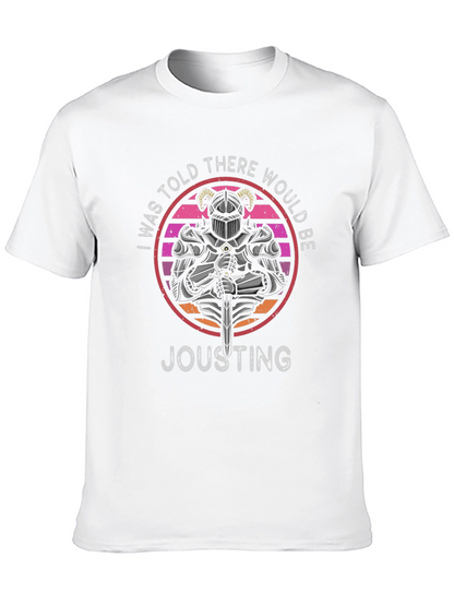 Knight Jousting T-Shirt Retro Design