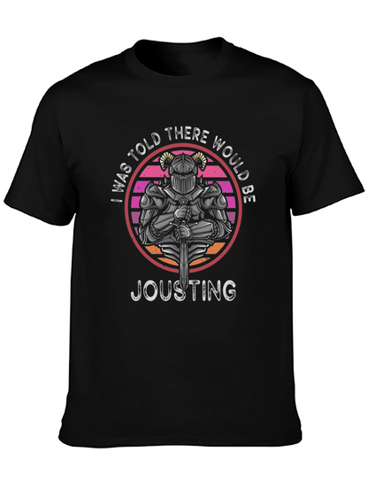 Knight Jousting T-Shirt Retro Design