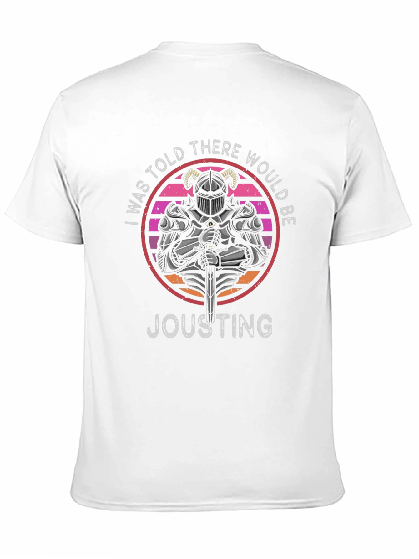 Knight Jousting T-Shirt Retro Design