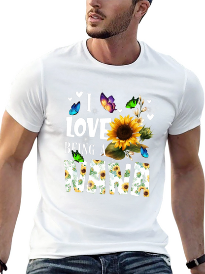 I Love Being a Nana Sunflower T-Shirt