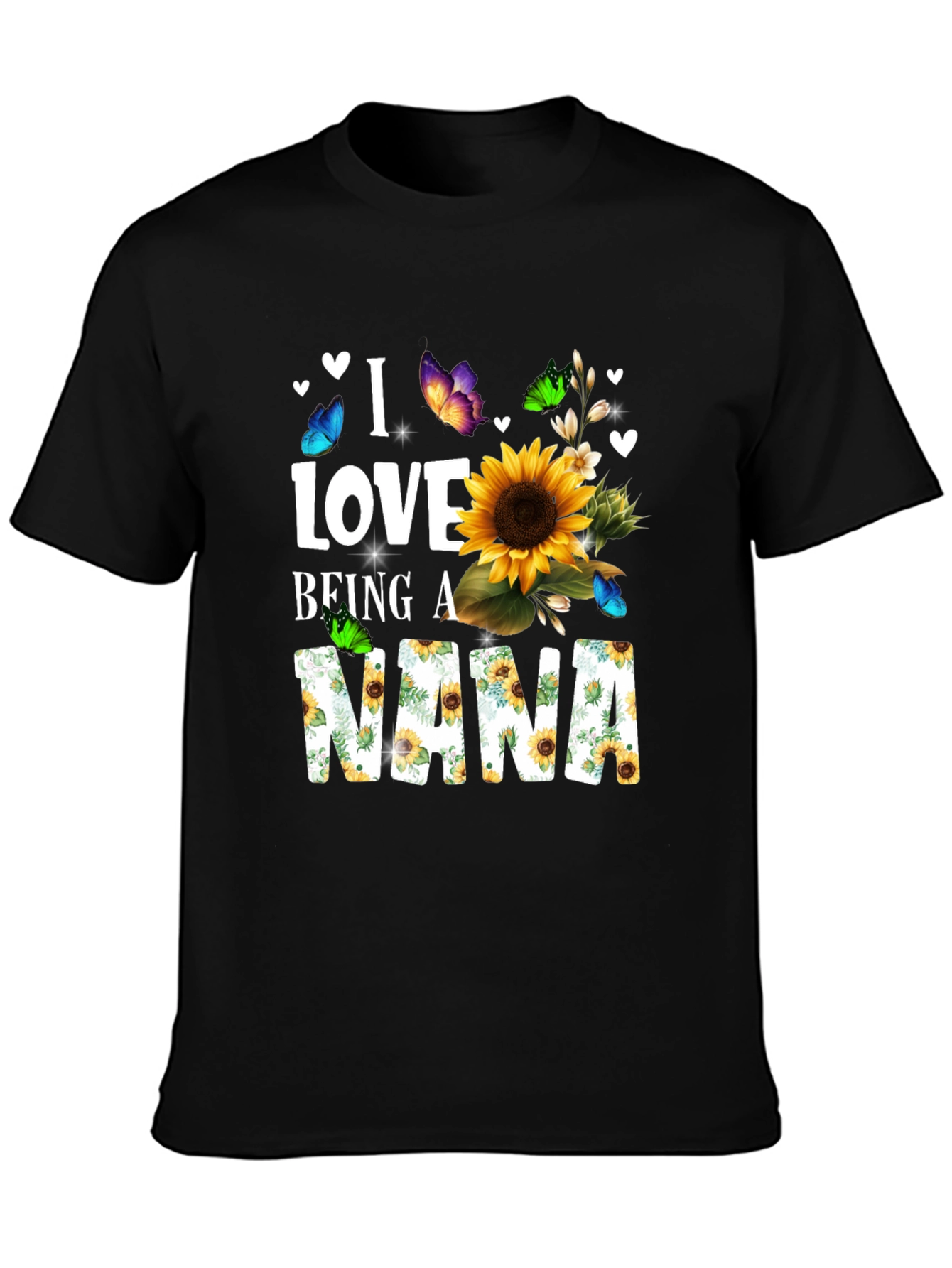 I Love Being a Nana Sunflower T-Shirt