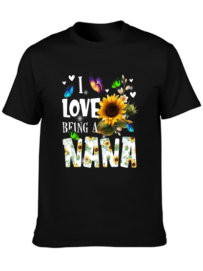 I Love Being a Nana Sunflower T-Shirt