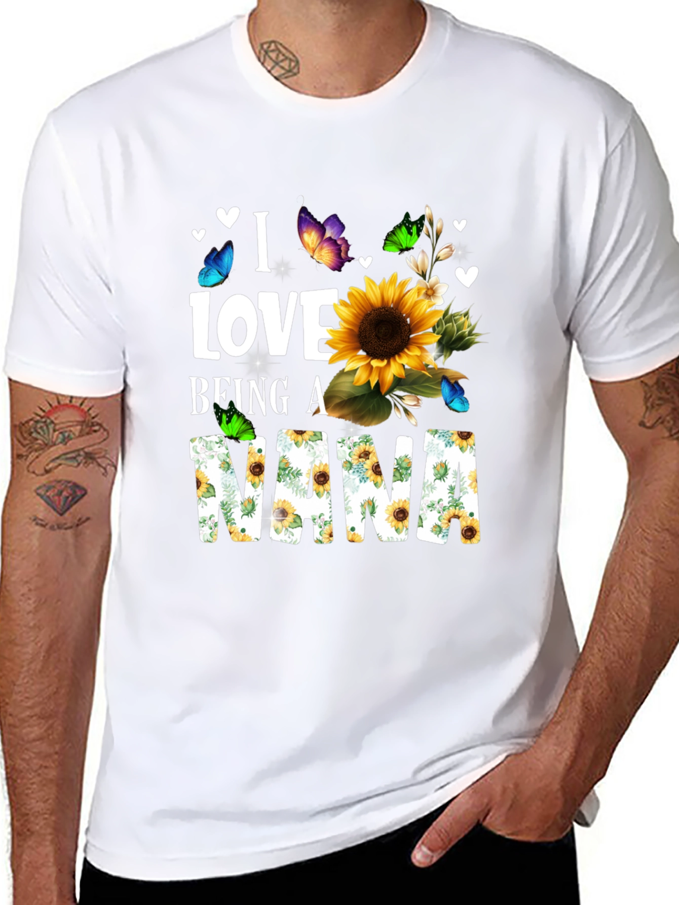 I Love Being a Nana Sunflower T-Shirt