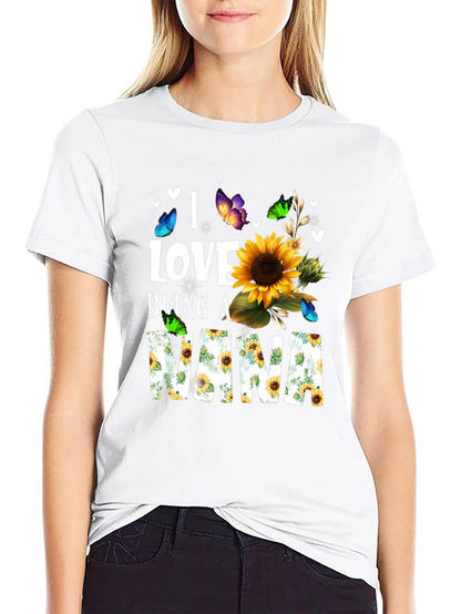 I Love Being a Nana Sunflower T-Shirt