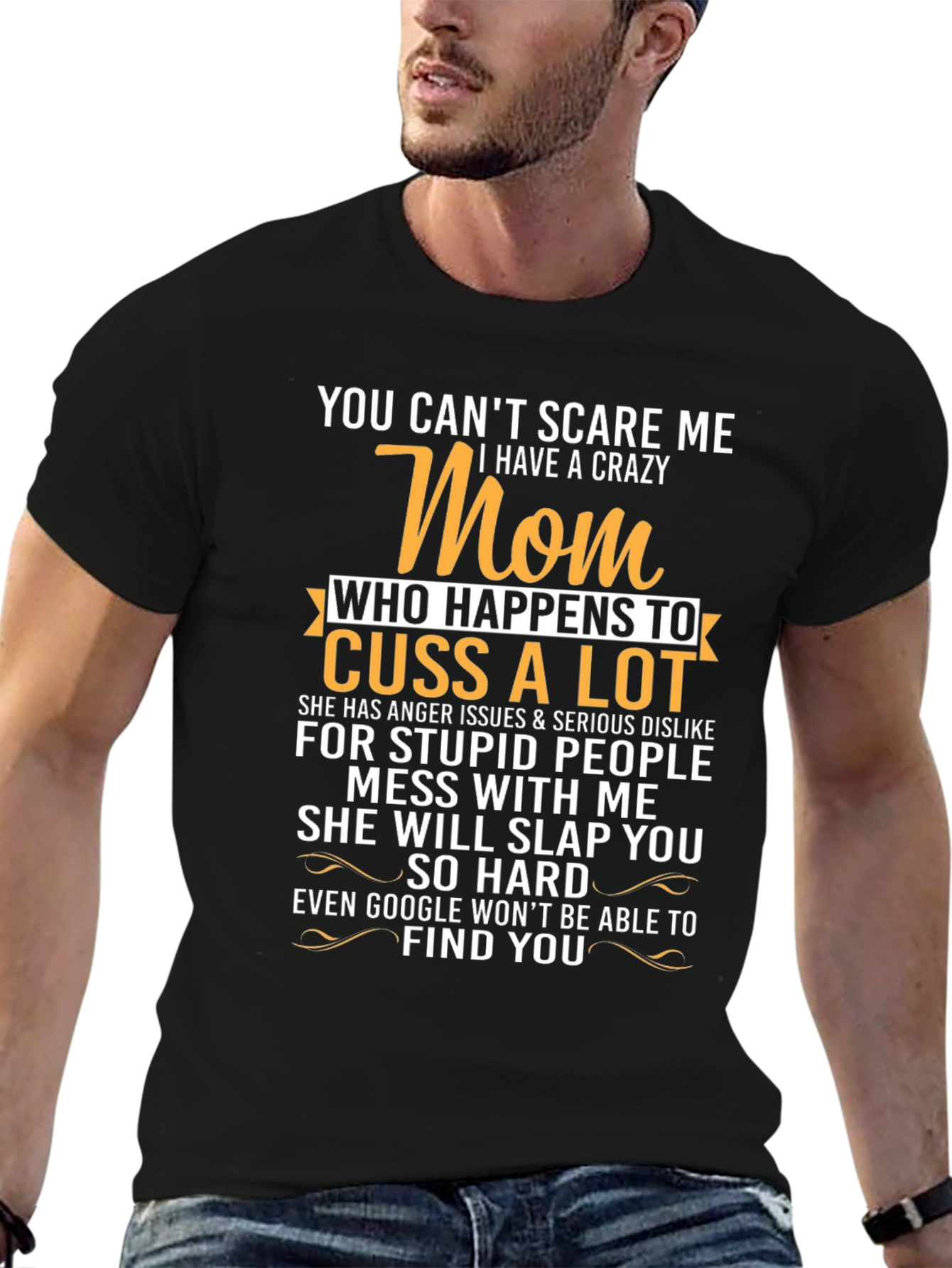 Crazy Mom T-Shirt - Funny Graphic Tee