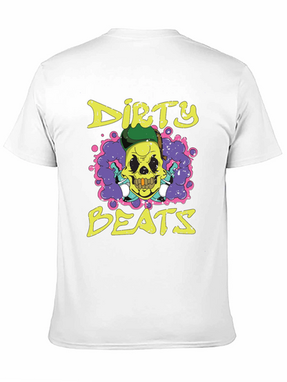Dirty Beats Skull Graphic T-Shirt