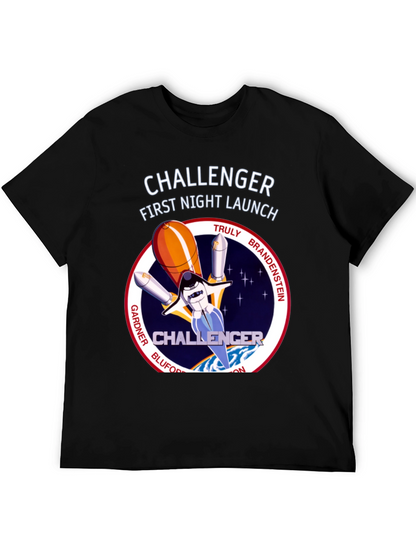 Challenger First Night Launch T-Shirt