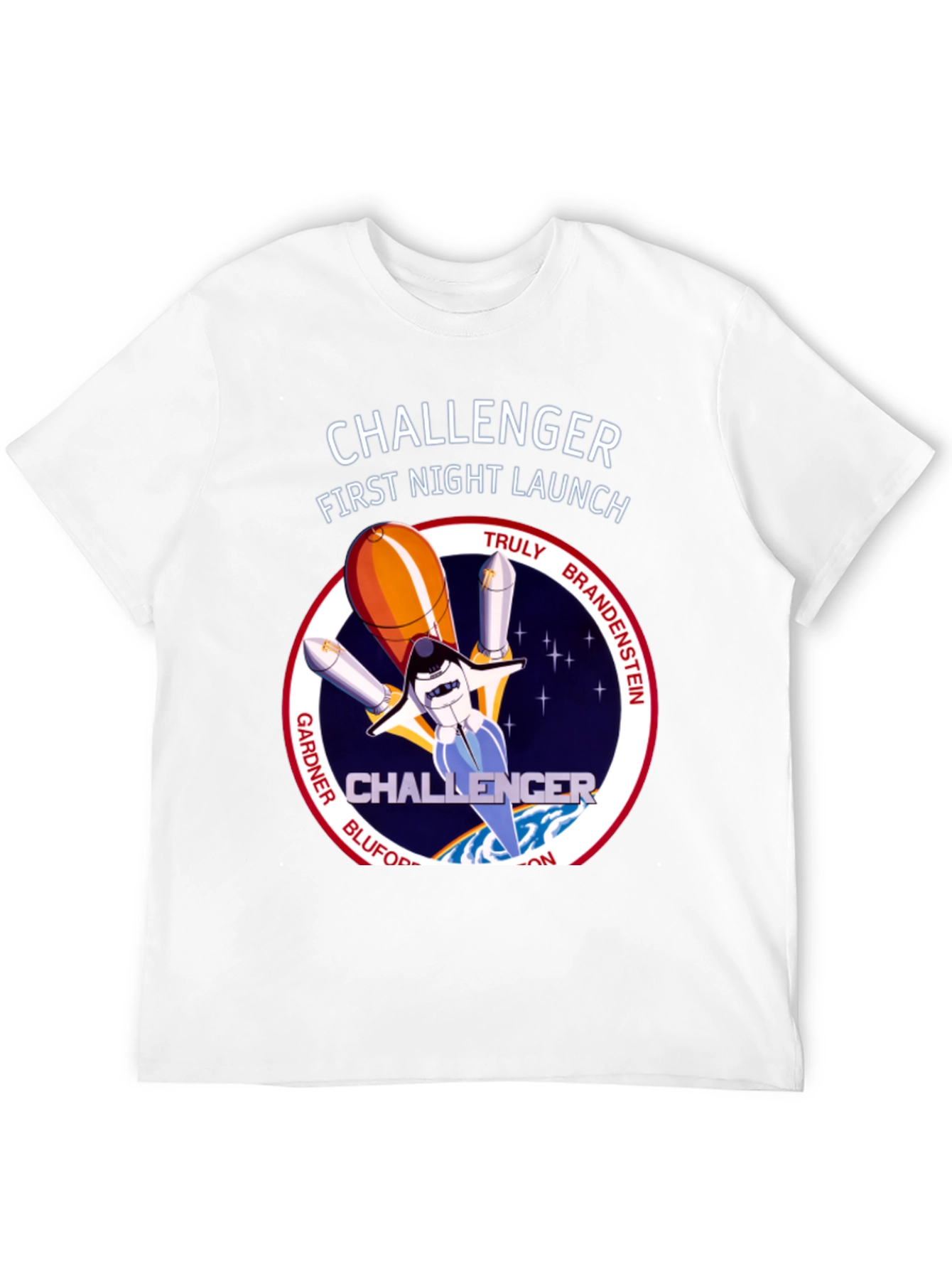 Challenger First Night Launch T-Shirt