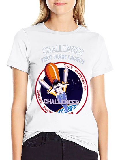 Challenger First Night Launch T-Shirt