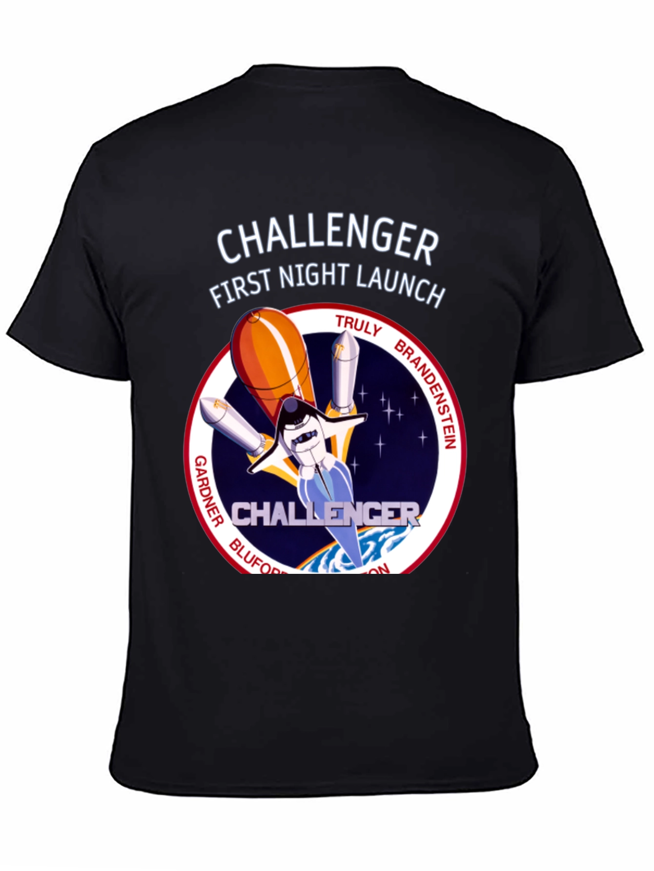 Challenger First Night Launch T-Shirt