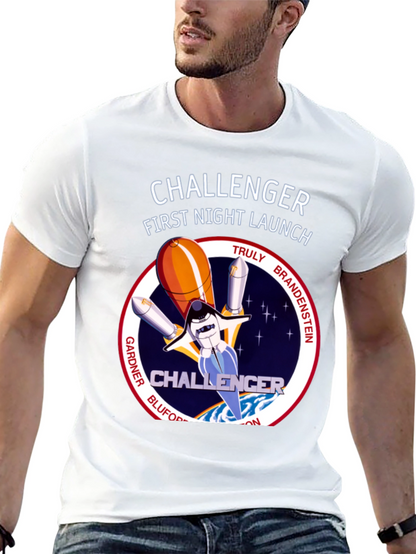 Challenger First Night Launch T-Shirt