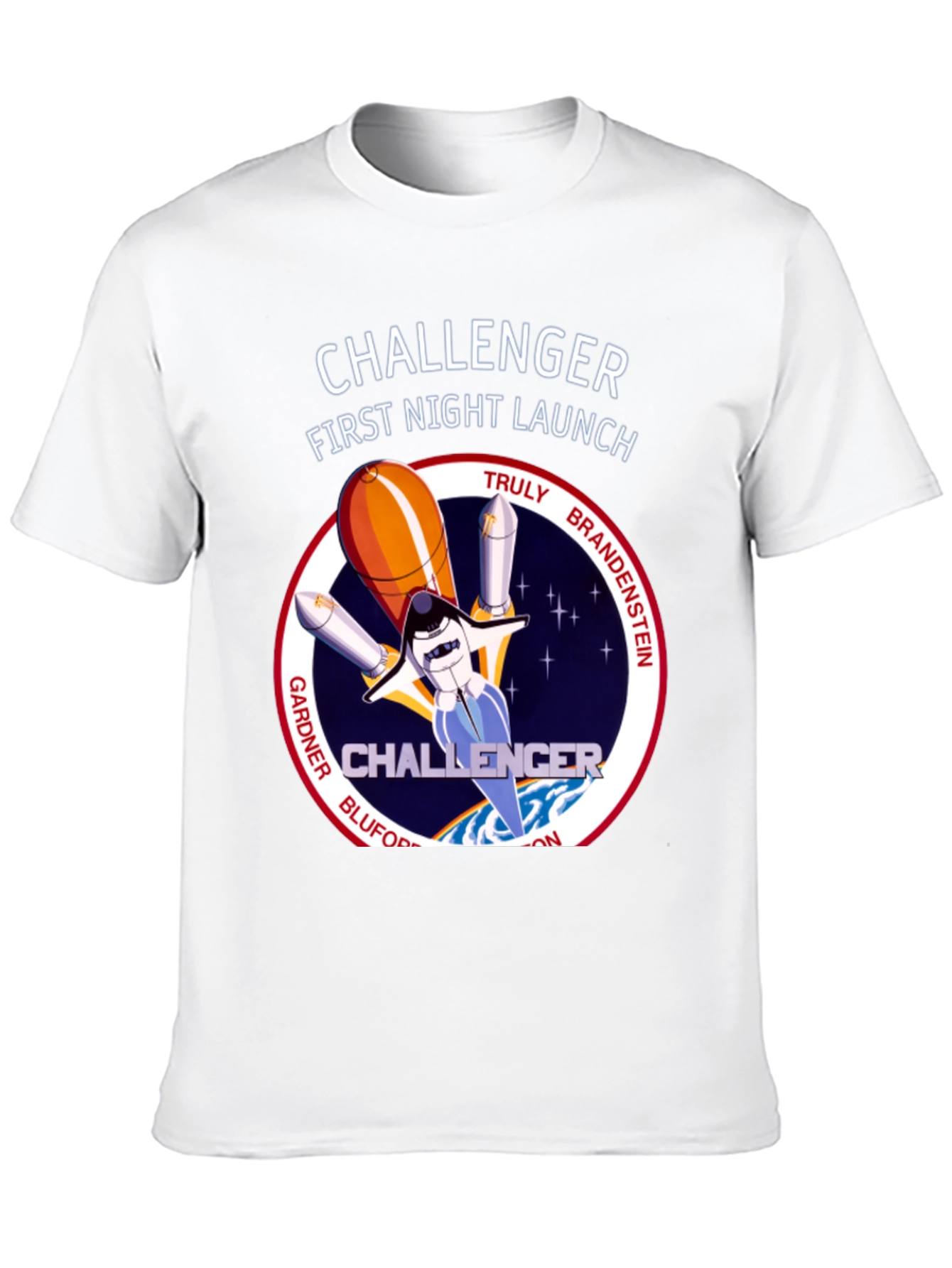 Challenger First Night Launch T-Shirt