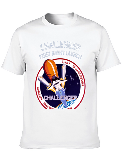 Challenger First Night Launch T-Shirt