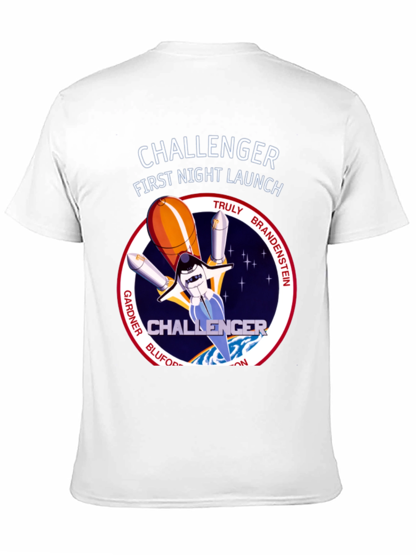 Challenger First Night Launch T-Shirt