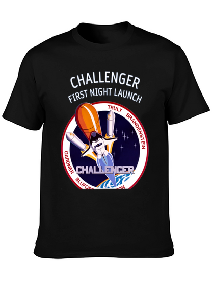 Challenger First Night Launch T-Shirt