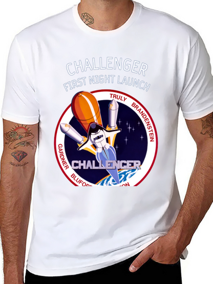 Challenger First Night Launch T-Shirt