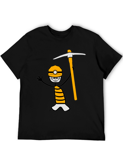 Miner Cartoon Graphic Tee