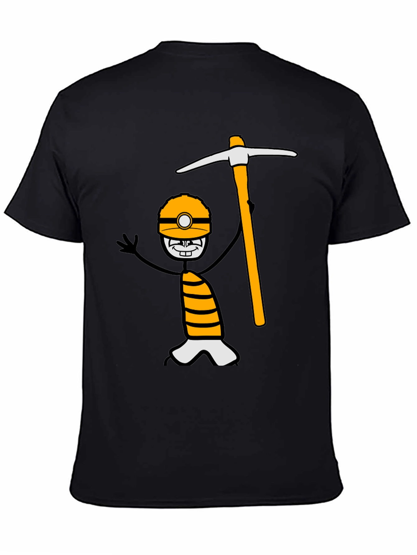 Miner Cartoon Graphic Tee