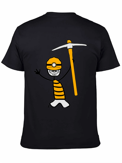 Miner Cartoon Graphic Tee
