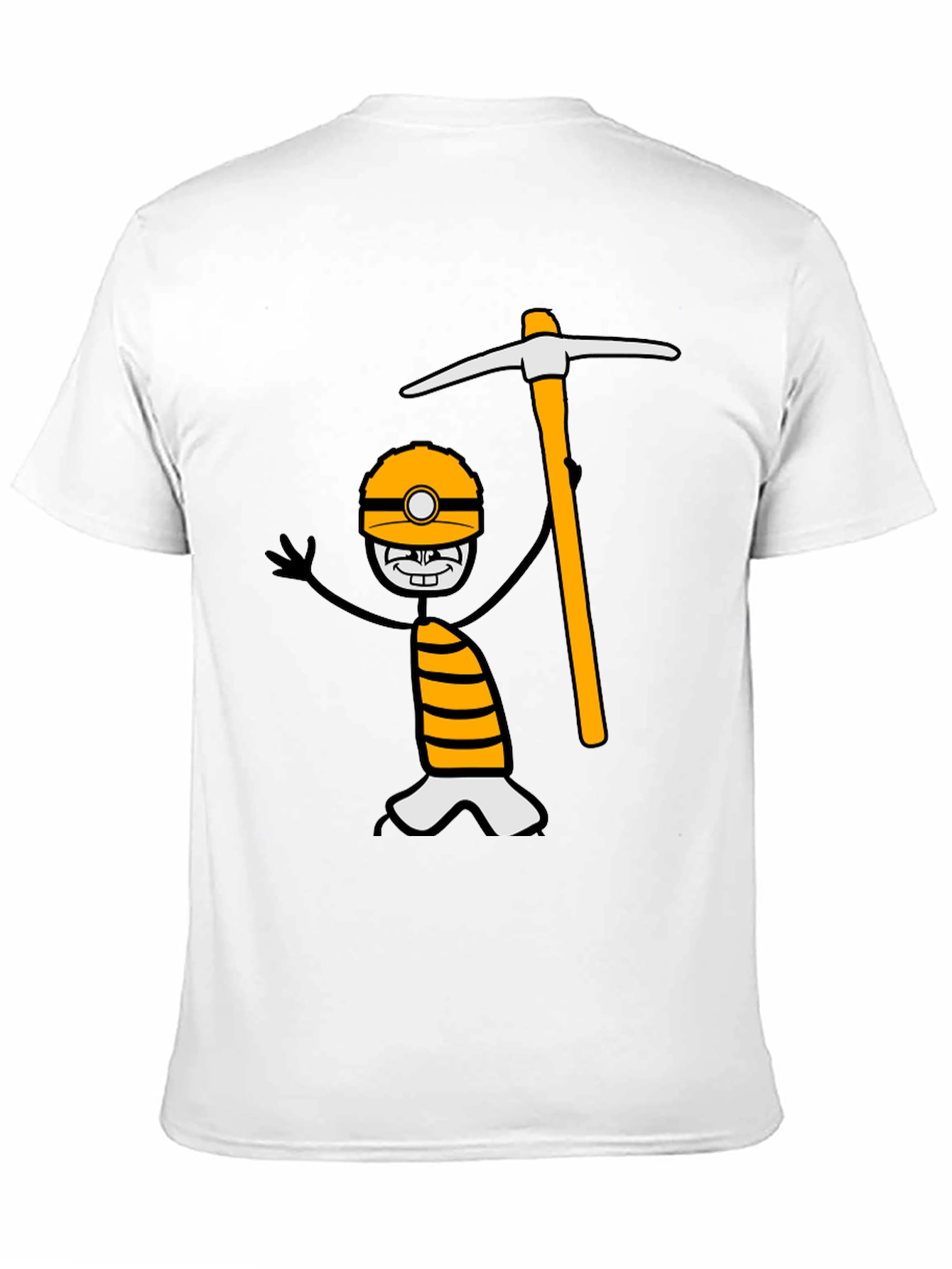 Miner Cartoon Graphic Tee