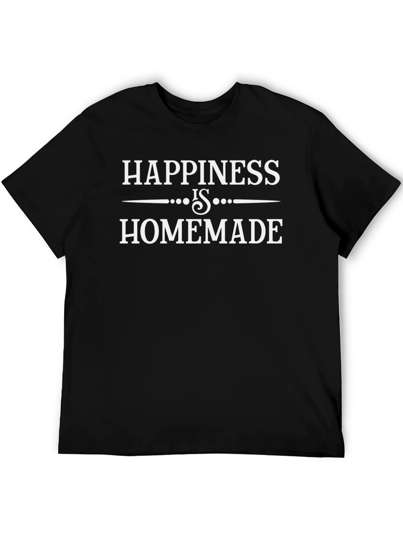 Happiness is Homemade Graphic Tee - Black