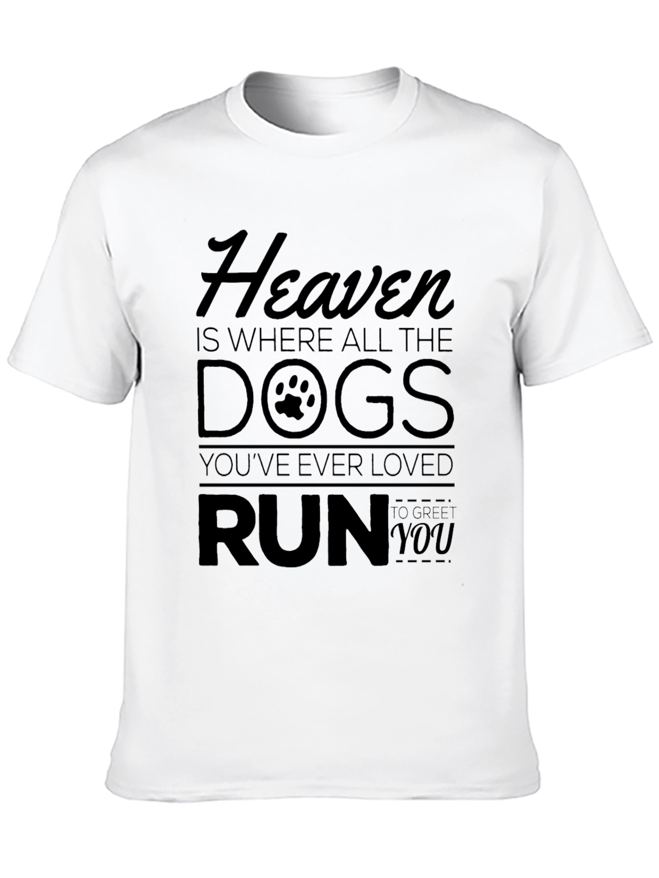 Heaven Dog Lover Graphic Tee