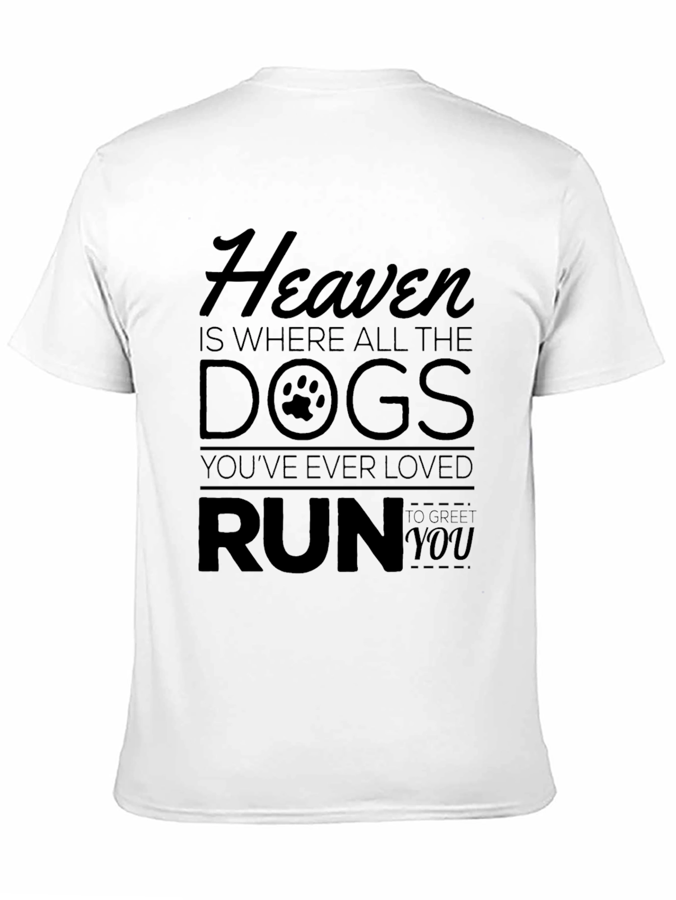 Heaven Dog Lover Graphic Tee