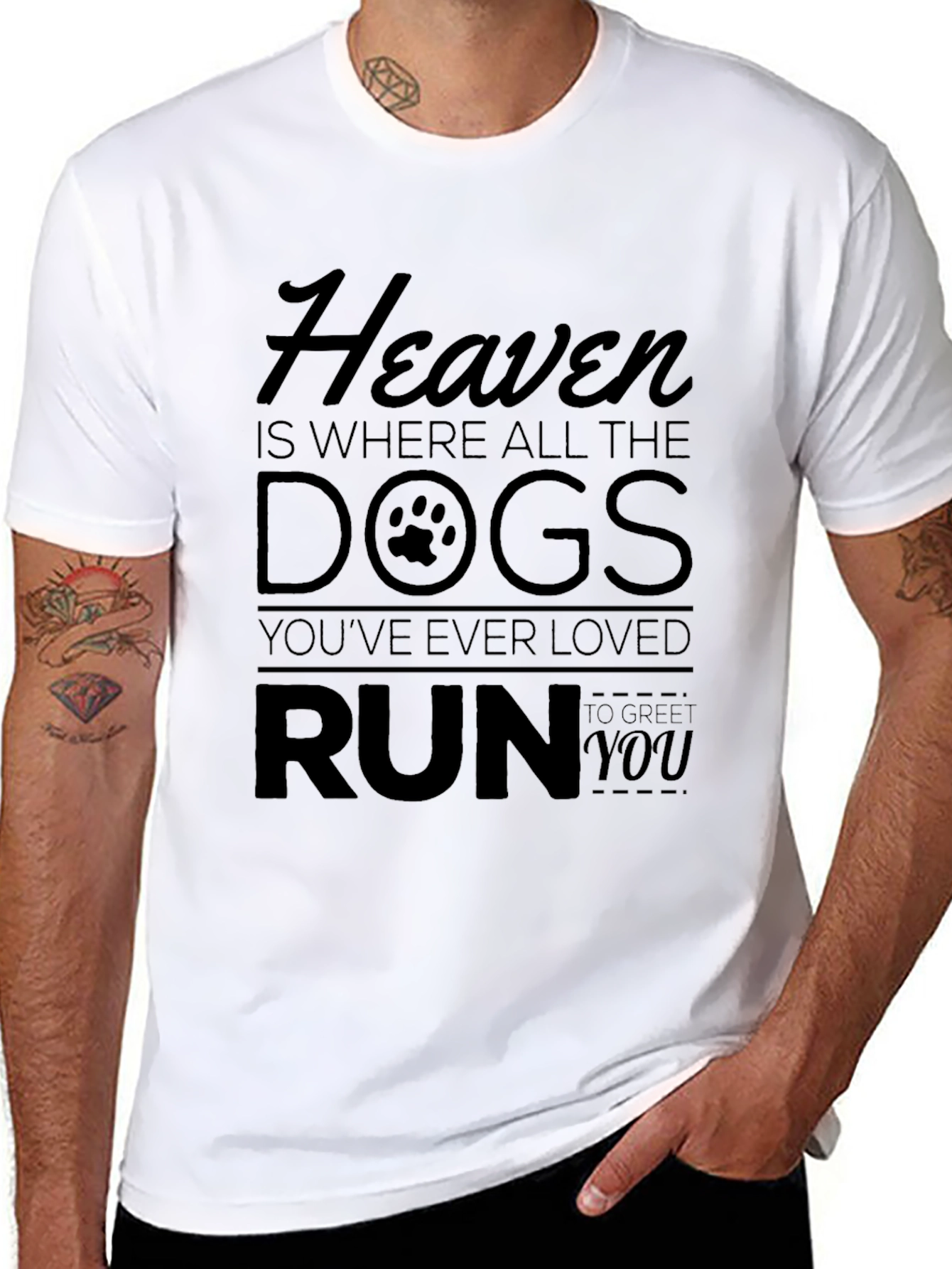 Heaven Dog Lover Graphic Tee