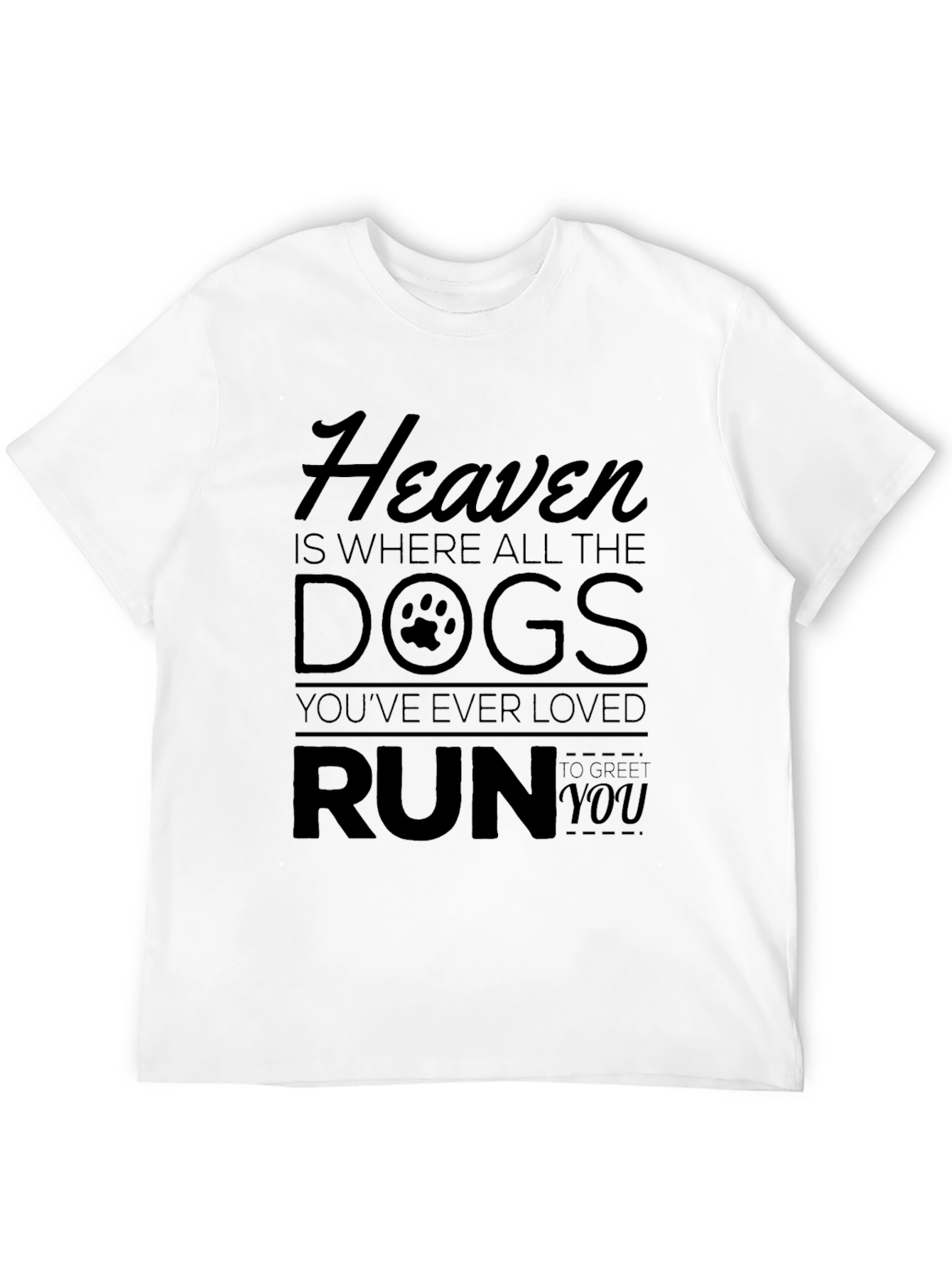 Heaven Dog Lover Graphic Tee