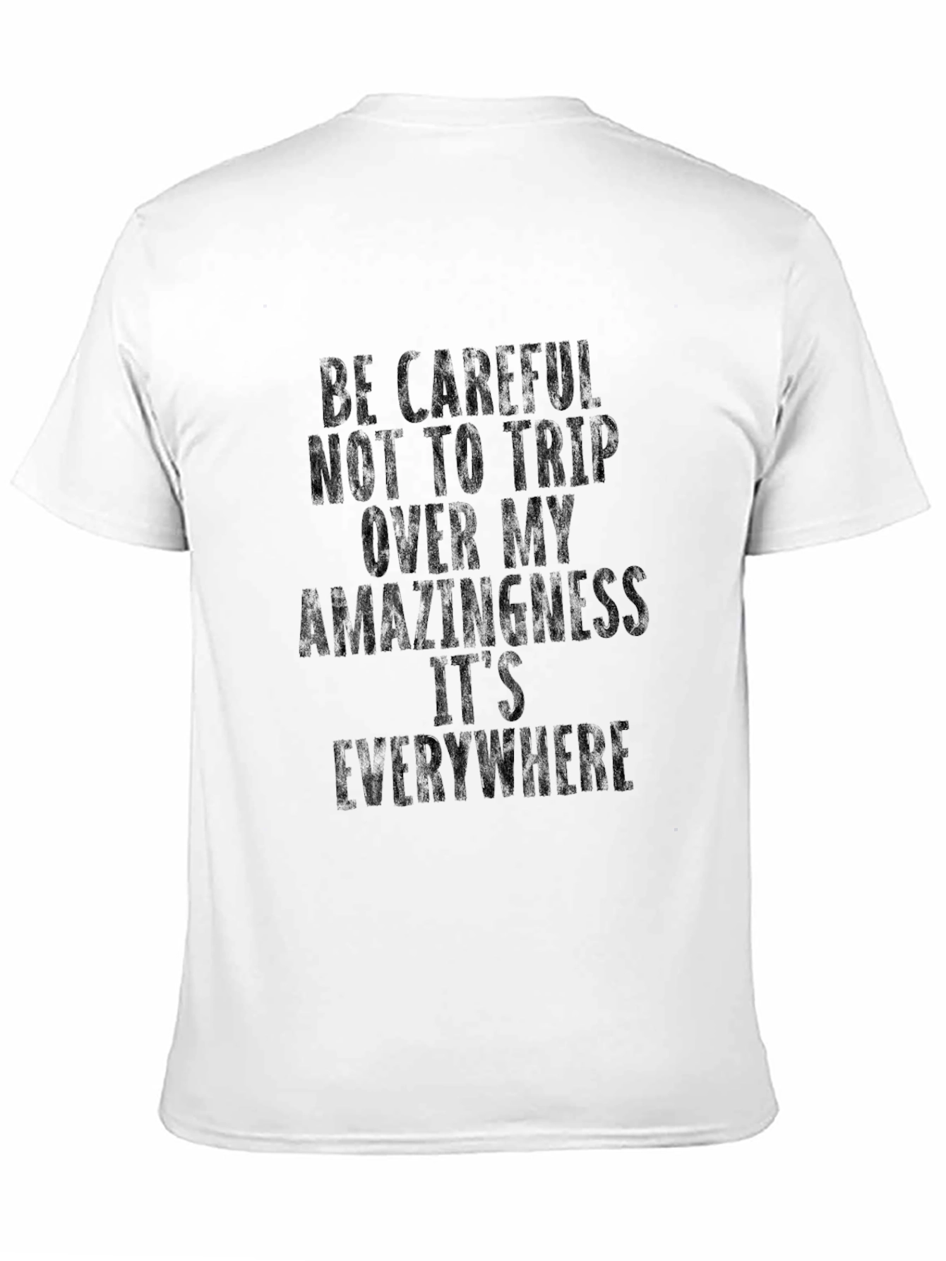 Funny Amazingness Mens Black T-Shirt