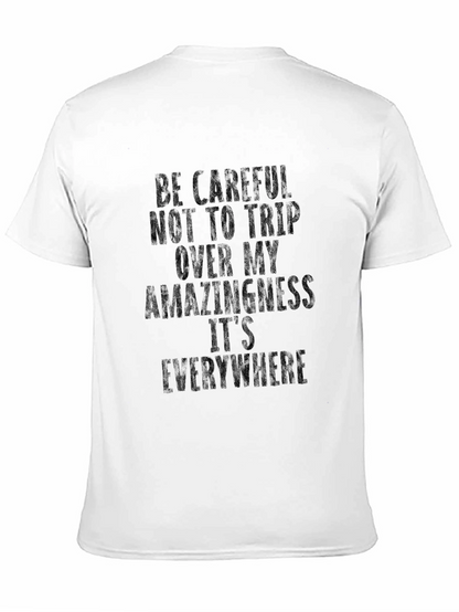 Funny Amazingness Mens Black T-Shirt