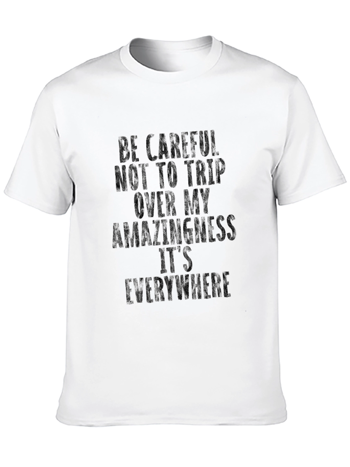 Funny Amazingness Mens Black T-Shirt