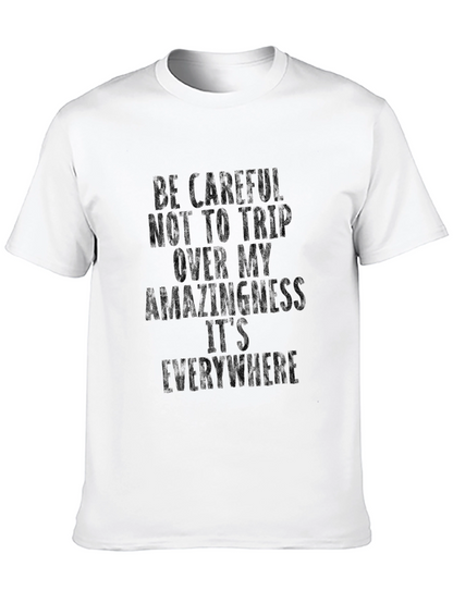 Funny Amazingness Mens Black T-Shirt