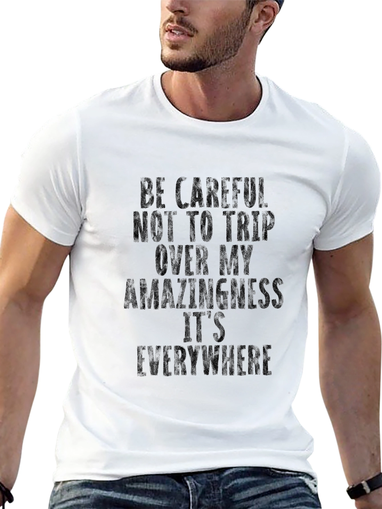 Funny Amazingness Mens Black T-Shirt