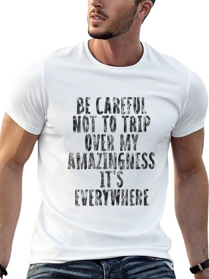Funny Amazingness Mens Black T-Shirt
