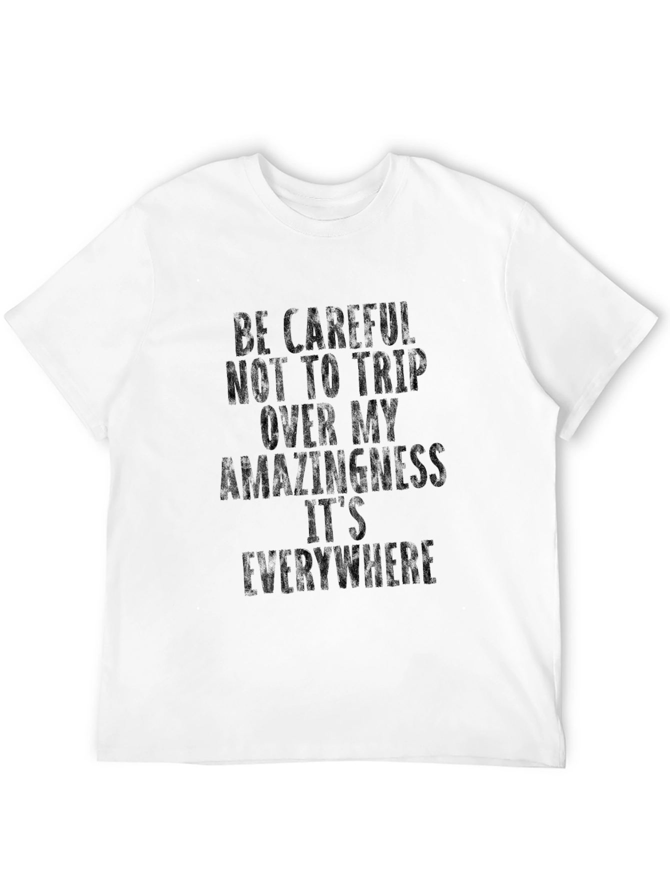 Funny Amazingness Mens Black T-Shirt