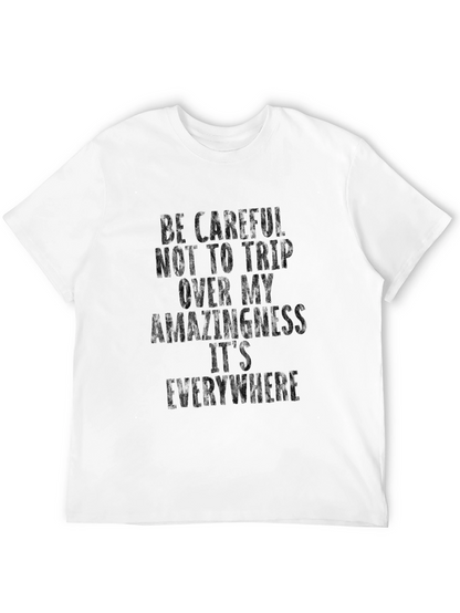 Funny Amazingness Mens Black T-Shirt